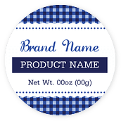 Picnic Blanket Jar Lid Labels