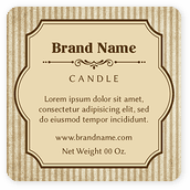 Grunge Coffee Paper
 Candle Labels