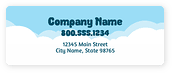 Cloudy Sky
 Mailing Labels