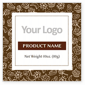 Pastry Background Food Labels