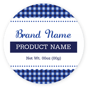 Picnic Blanket Jar Lid Labels