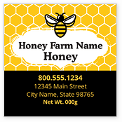 Honeybee Jar Labels
