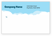 Cloudy Sky
 Mailing Labels