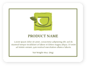 Green Tea Food Labels